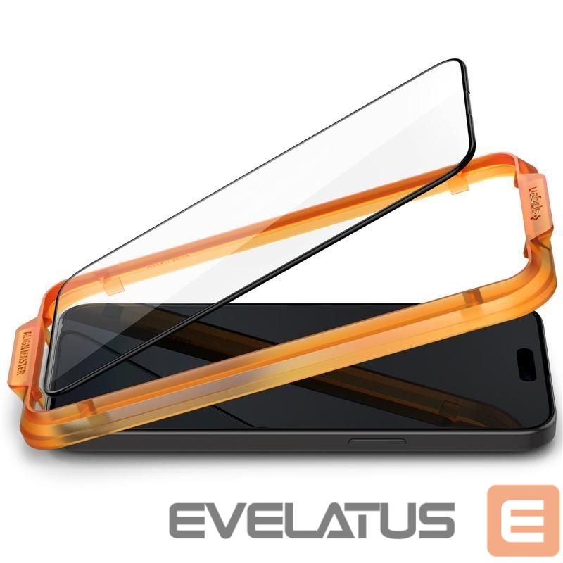 Защитное стекло Spigen - Spigen ALM Glass FC tempered glass for iPhone 15 Plus - black 2 pcs.
