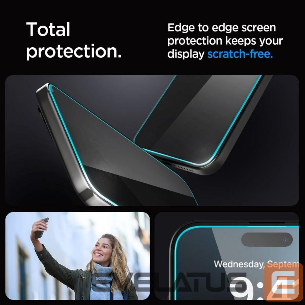 Защитное стекло Spigen 2