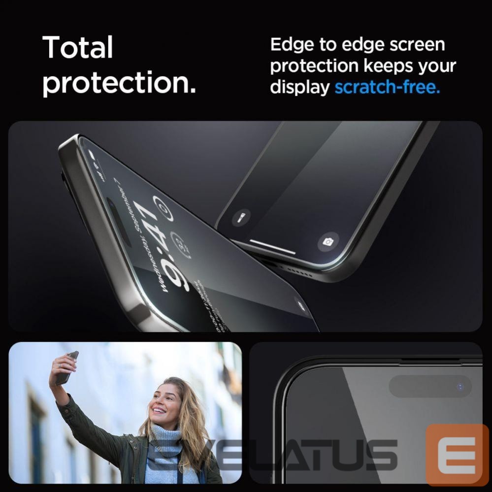 Защитное стекло Spigen 2