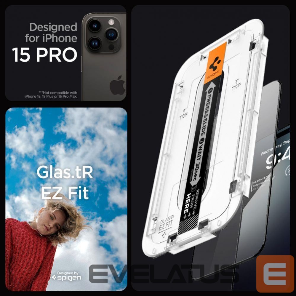 Защитное стекло Spigen 2
