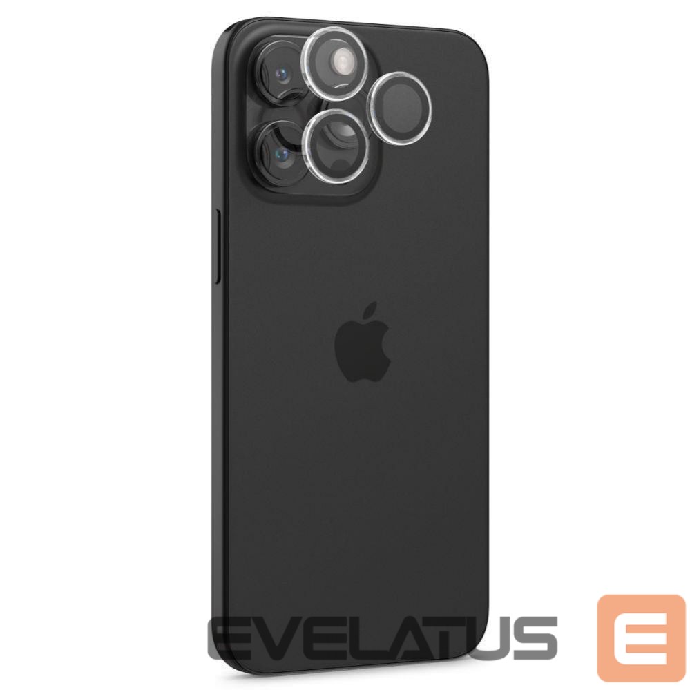 Защитное стекло Spigen Spigen Glas.tR EZ Fit Optik Pro Camera Cover for iPhone 15 Pro / 15 Pro Max / 16 Pro / 16 Pro Max / 17 Pro / 17 Pro Max - 2 pcs.