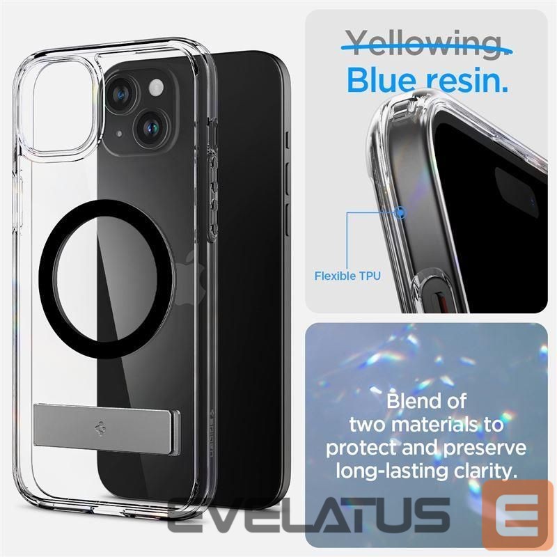 Чехол на заднюю панель Spigen Transparent || Black