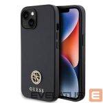 Чехол на заднюю панель Guess  Guess GUHCP15MPS4DGPK iPhone 15 Plus 6.7" black/black hardcase Strass Metal Logo