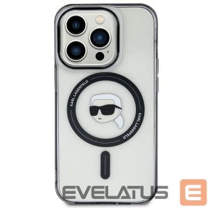 Чехол на заднюю панель Karl Lagerfeld  Karl Lagerfeld KLHMP15MHKHNOTK iPhone 15 Plus 6.7" transparent hardcase IML Karl`s Head MagSafe 