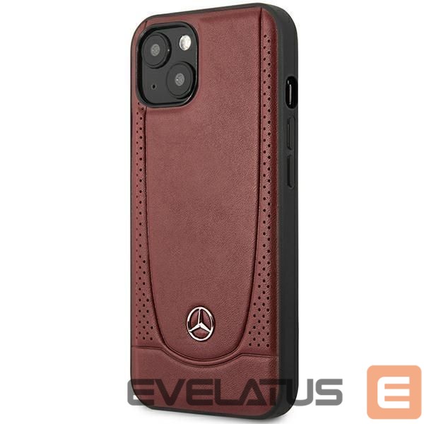 Чехол на заднюю панель Mercedes-Benz Mercedes MEHCP15SARMRE iPhone 15 6.1" red/red hardcase Leather Urban Bengale