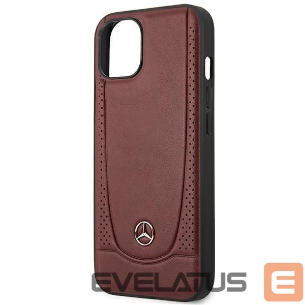 Чехол на заднюю панель Mercedes-Benz Mercedes MEHCP15SARMRE iPhone 15 6.1" red/red hardcase Leather Urban Bengale