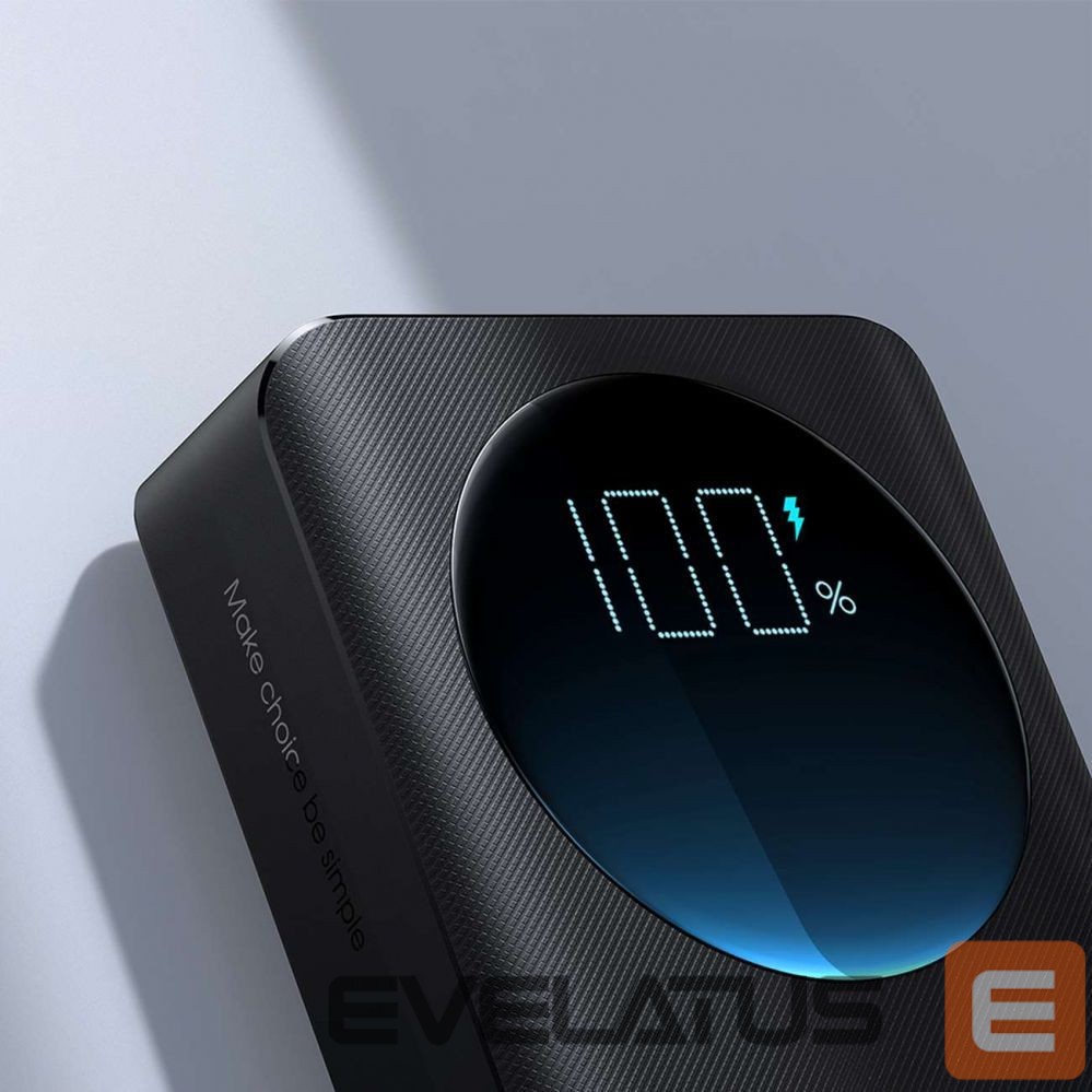 Внешний аккумулятор Joyroom Powerbank Joyroom JR-PBF02 30W 20000mAh + USB-A - USB-C cable 0.25m - black