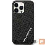 Чехол на заднюю панель Karl Lagerfeld  Karl Lagerfeld KLHCN613DMKRLK iPhone 11 / Xr 6.1" black/black hardcase 3D Rubber Multi Logo 