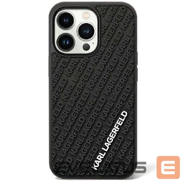 Чехол на заднюю панель Karl Lagerfeld Karl Lagerfeld KLHCN613DMKRLK iPhone 11 / Xr 6.1" black/black hardcase 3D Rubber Multi Logo