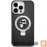 Чехол на заднюю панель Karl Lagerfeld  Karl Lagerfeld KLHMP13LHMRSKCK iPhone 13 Pro 6.1" black/black hardcase Ring Stand Karl&Choupette MagSafe 