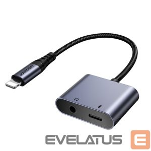 Адаптер Joyroom  Joyroom SY-L01 Lightning to Lightning / 3.5 mm mini jack DAC adapter 2in1 - black 