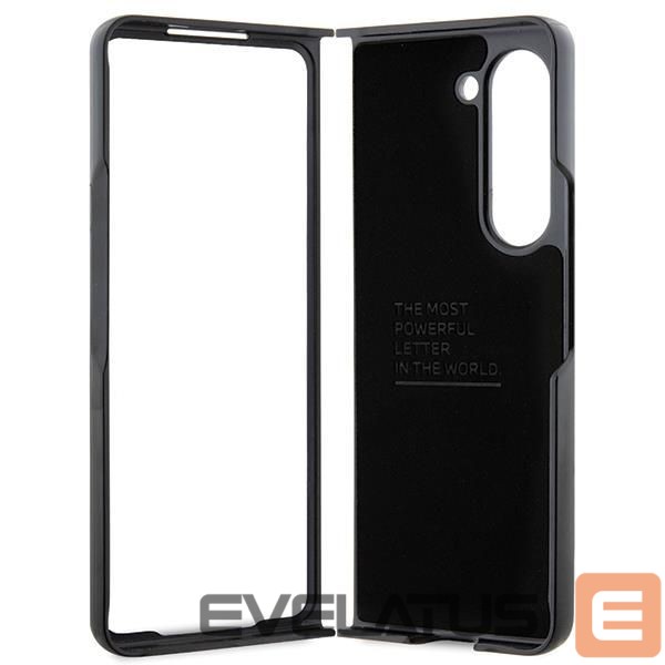 Чехол на заднюю панель BMW BMW Leather Carbon case for Samsung Galaxy Z Fold 5 - black