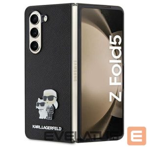 Чехол на заднюю панель Karl Lagerfeld  Karl Lagerfeld Saffiano Karl&Choupette Pin case for Samsung Galaxy Z Fold 5 - black 