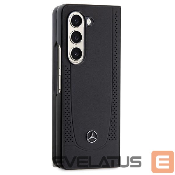Чехол на заднюю панель Mercedes-Benz Mercedes Leather Urban case for Samsung Galaxy Z Fold 5 - black