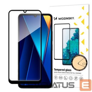 Защитное стекло Hurtel  Wozinsky Full Glue Tempered Glass with Black Frame for Xiaomi POCO C65/Redmi 13C 