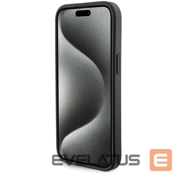 Чехол на заднюю панель Karl Lagerfeld Karl Lagerfeld Gripstand Saffiano Karl&Choupette Pins case for iPhone 15 Plus / 14 Plus - black