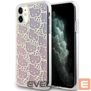 Чехол на заднюю панель Hello Kitty  Hello Kitty IML Gradient Electrop Crowded Kitty Head Case for iPhone 11 / Xr - Pink 