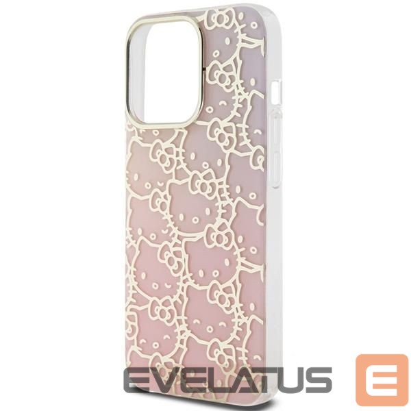 Чехол на заднюю панель Hello Kitty Hello Kitty IML Gradient Electrop Crowded Kitty Head case for iPhone 13 Pro / 13 - pink