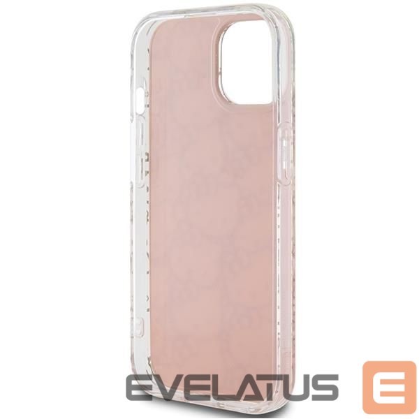 Чехол на заднюю панель Hello Kitty Hello Kitty IML Gradient Electrop Crowded Kitty Head case for iPhone 15 - pink