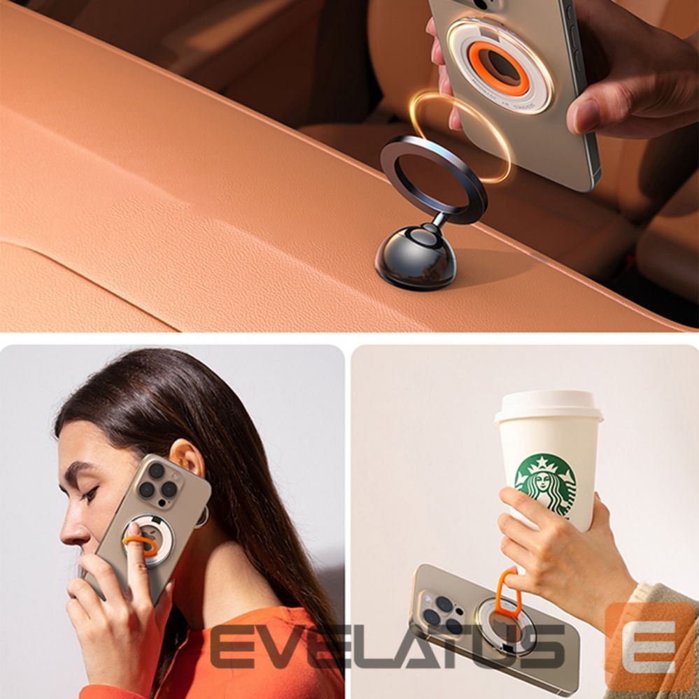 Авто держатель Joyroom Joyroom JR-ZS383 MagSafe magnetic phone holder - orange
