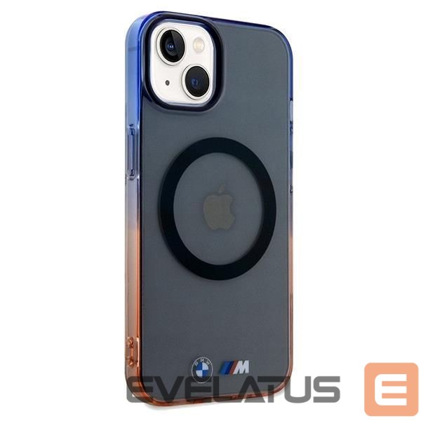 Чехол на заднюю панель BMW BMW Gradient Bumper MagSafe Case for iPhone 15 Plus / 14 Plus - Gray