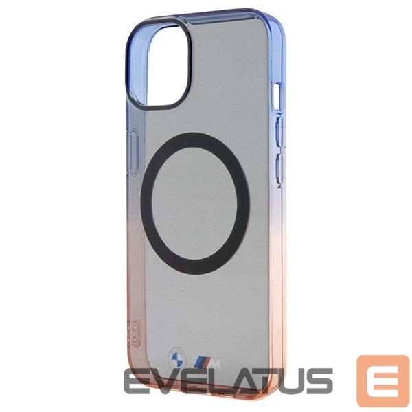 Чехол на заднюю панель BMW BMW Gradient Bumper MagSafe Case for iPhone 15 Plus / 14 Plus - Gray