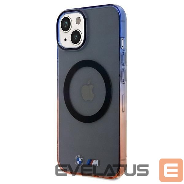 Чехол на заднюю панель BMW BMW Gradient Bumper MagSafe Case for iPhone 15 Plus / 14 Plus - Gray