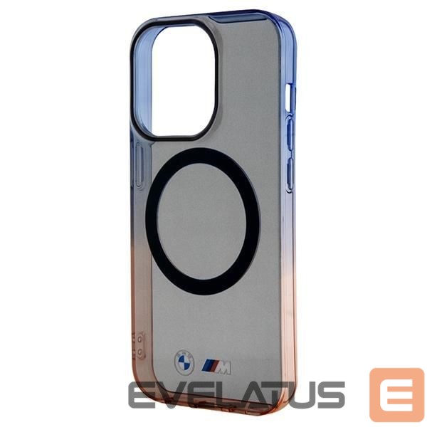 Чехол на заднюю панель BMW BMW Gradient Bumper MagSafe case for iPhone 15 Pro Max - gray