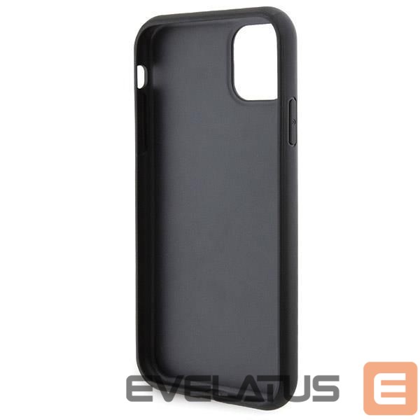 Чехол на заднюю панель Karl Lagerfeld Karl Lagerfeld Gripstand Saffiano Choupette Pins Case for iPhone 11 / Xr - Black