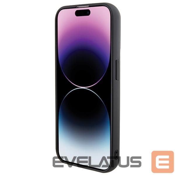 Чехол на заднюю панель Karl Lagerfeld Karl Lagerfeld Gripstand Saffiano Karl&Choupette Pins case for iPhone 13 Pro / 13 - black