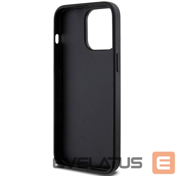 Чехол на заднюю панель Karl Lagerfeld Karl Lagerfeld Gripstand Saffiano Choupette Pins case for iPhone 13 Pro Max - black