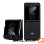 Чехол на заднюю панель Mercedes-Benz  Mercedes Leather Urban case for Samsung Galaxy Z Flip 5 - black 