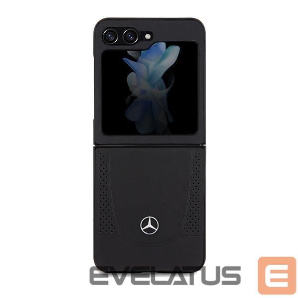 Чехол на заднюю панель Mercedes-Benz Mercedes Leather Urban case for Samsung Galaxy Z Flip 5 - black