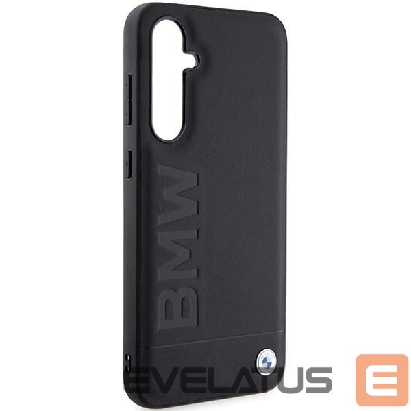 Чехол на заднюю панель BMW BMW BMHCS23FESLLBK S23 FE S711 black/black Leather Hot Stamp