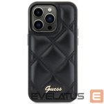 Чехол на заднюю панель Guess  Guess GUHCS23FEPSQSQSK S23 FE S711 black/black hardcase Quilted Metal Logo 