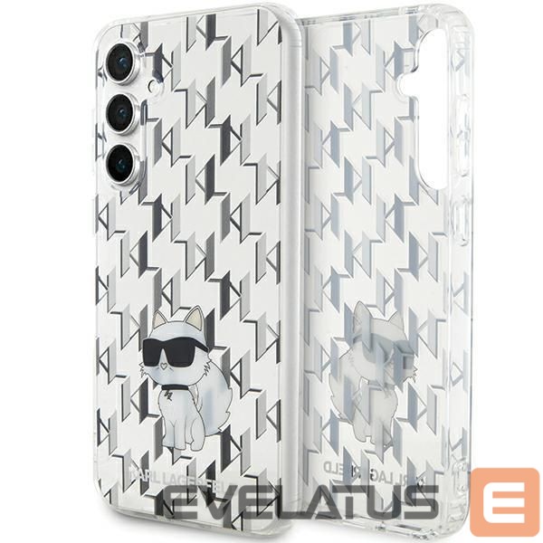 Чехол на заднюю панель Karl Lagerfeld Karl Lagerfeld KLHCS23FEHNCMKLT S23 FE S711 transparent hardcase Monogram Choupette