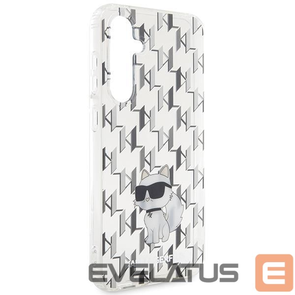 Чехол на заднюю панель Karl Lagerfeld Karl Lagerfeld KLHCS23FEHNCMKLT S23 FE S711 transparent hardcase Monogram Choupette