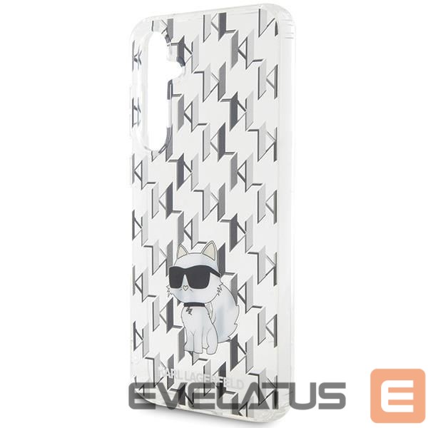 Чехол на заднюю панель Karl Lagerfeld Karl Lagerfeld KLHCS23FEHNCMKLT S23 FE S711 transparent hardcase Monogram Choupette