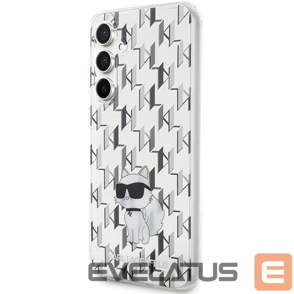 Чехол на заднюю панель Karl Lagerfeld Karl Lagerfeld KLHCS23FEHNCMKLT S23 FE S711 transparent hardcase Monogram Choupette