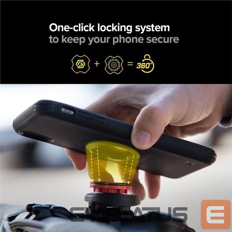 Авто держатель Spigen Spigen Gearlock MS100 Bike Handlebar Mount - Black