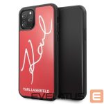 Чехол на заднюю панель Karl Lagerfeld  Karl Lagerfeld KLHCN58DLKSRE iPhone 11 Pro czerwony/red hard case Signature Glitter 