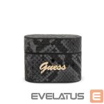 Чехол на заднюю панель Guess  Guess GUACAPPUNSSMLBK AirPods Pro cover black/black Python Collection