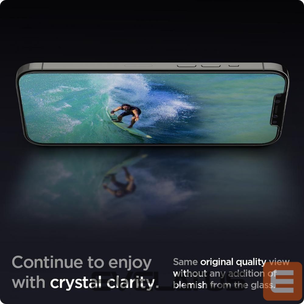Защитное стекло Spigen Spigen Glas.tR EZ Fit Tempered Glass for iPhone 12 / iPhone 12 Pro - 2 pcs.