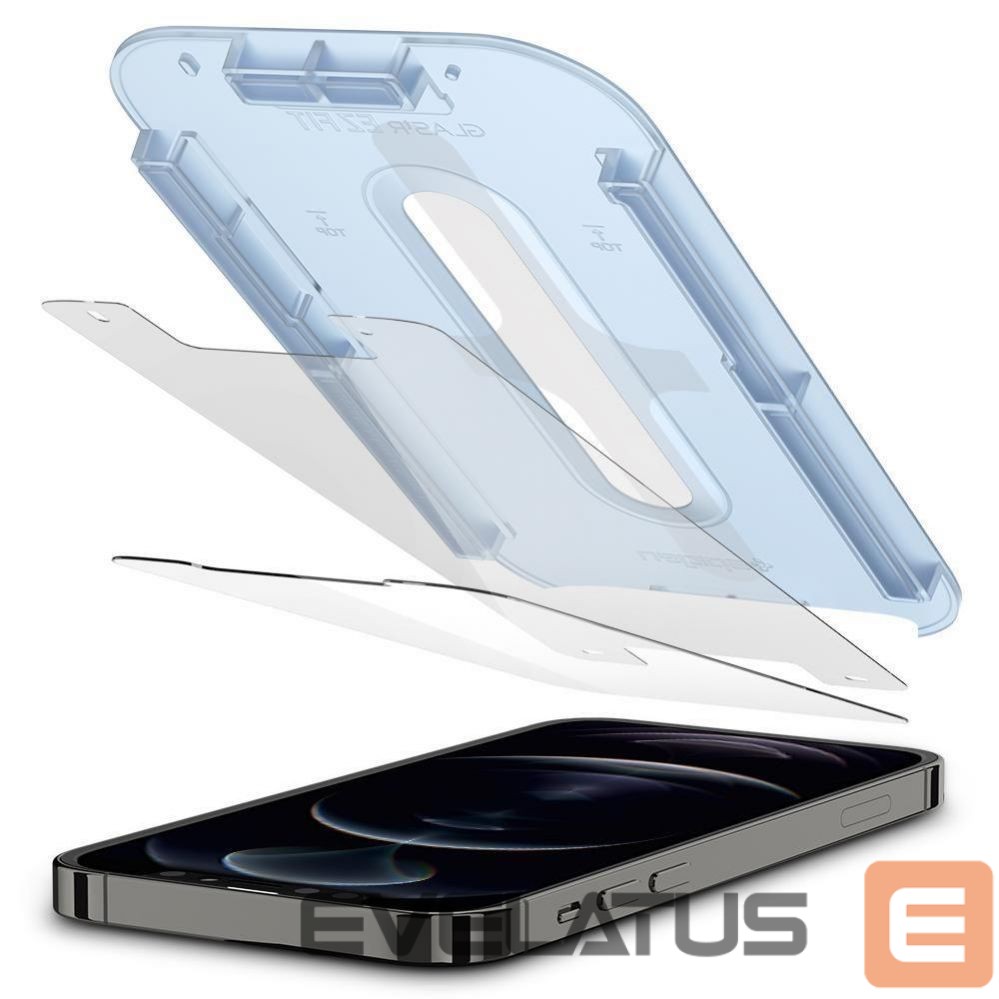 Защитное стекло Spigen Spigen Glas.tR EZ Fit Tempered Glass for iPhone 12 / iPhone 12 Pro - 2 pcs.