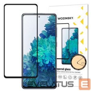 Защитное стекло Wozinsky - Wozinsky Tempered Glass Full Glue Super Tough Screen Protector Full Coveraged with Frame Case Friendly for Samsung Galaxy S20 FE black 