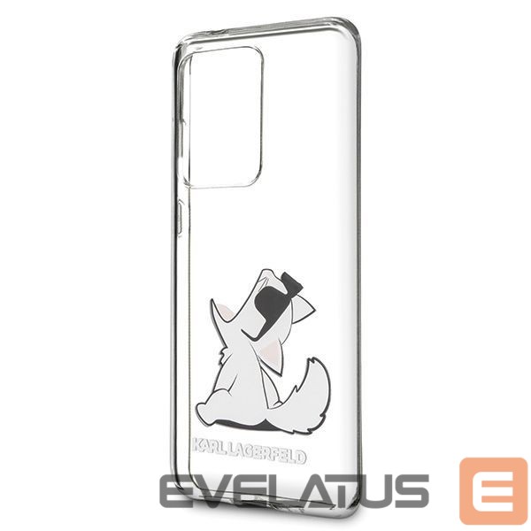 Чехол на заднюю панель Karl Lagerfeld Karl Lagerfeld KLHCS69CFNRC S20 Ultra G988 transparent Choupette Fun