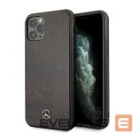 Чехол на заднюю панель Mercedes-Benz  Mercedes Wood Line Rosewood case for iPhone 11 Pro Max - brown 