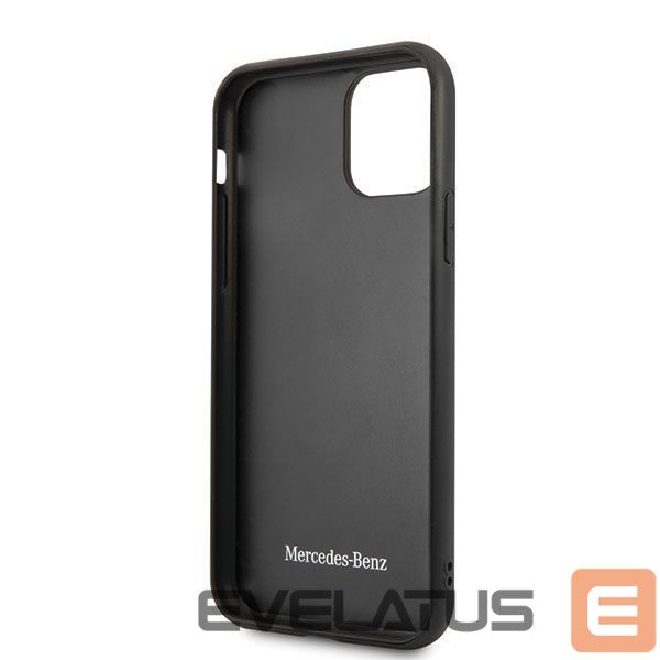 Чехол на заднюю панель Mercedes-Benz Mercedes Wood Line Rosewood case for iPhone 11 Pro Max - brown