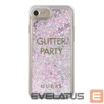 Чехол на заднюю панель Guess  Guess GUHCP7GLUQPU iPhone 6/7/8 /SE 2020 / SE 2022 purple/purple hard case Liquid Glitter Party