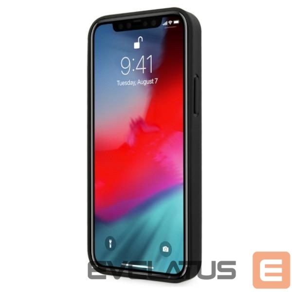 Чехол на заднюю панель BMW Etui BMW BMHCP12MRCDPK iPhone 12/12 Pro 6,1" czarny/black hardcase Leather Deboss
